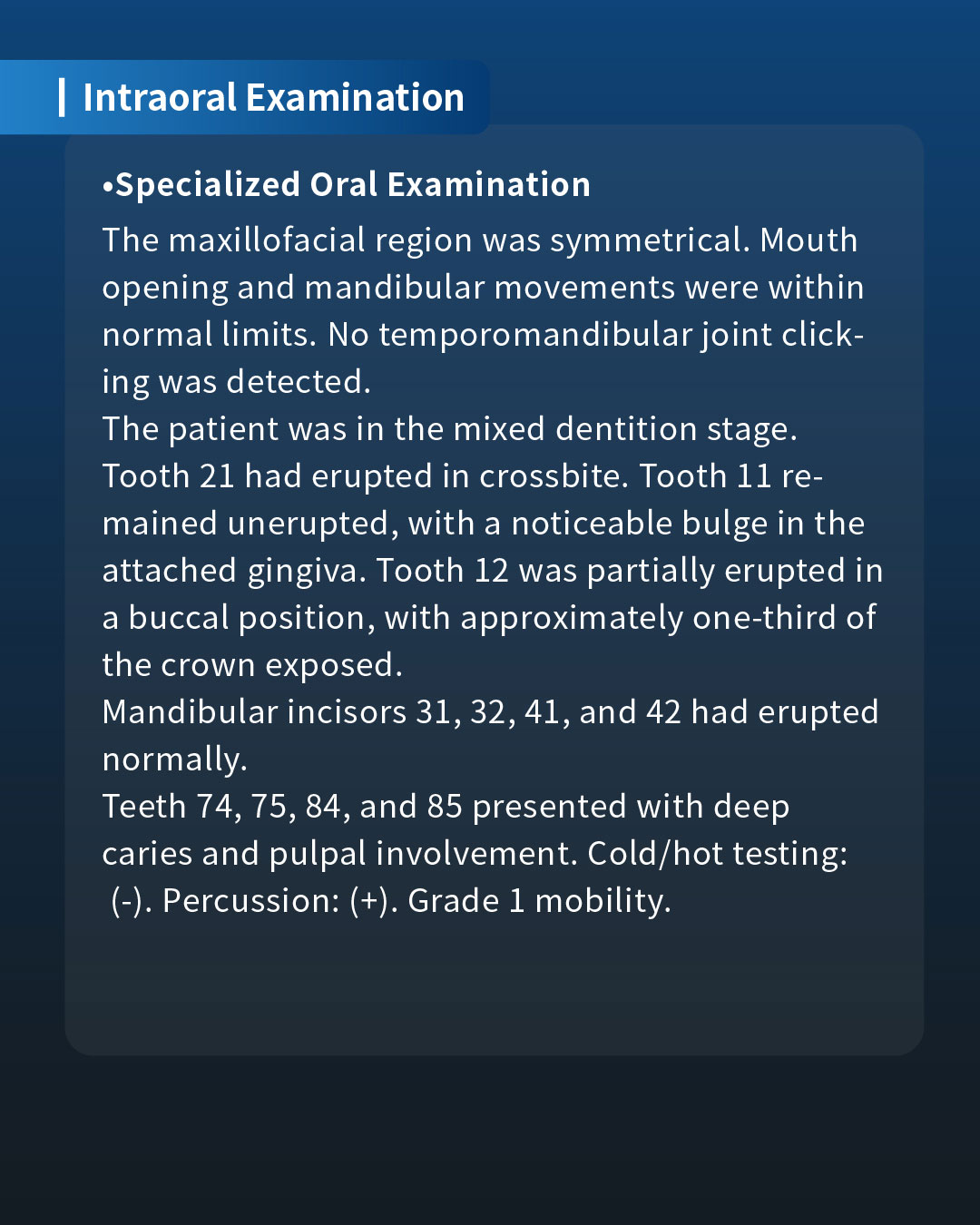 Impacted Unerupted 11, Anterior Crossbite of 21, and Chronic Apical Periodont_3